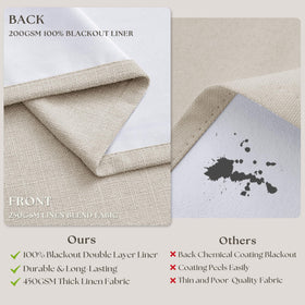 TWODRAPES packaging shows ready-made 2-panel set for quick installation.