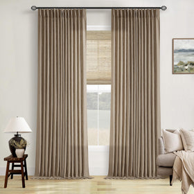 TWODRAPES ready-made curtains offer easy care and quick installation.