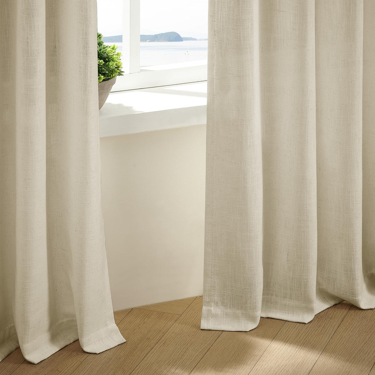 TWODRAPES ready-made two-panel set ships ready to install