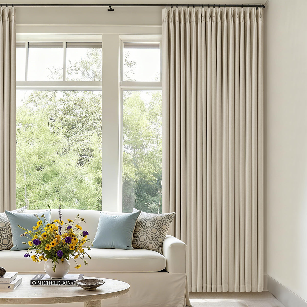 TWODRAPES room-darkening curtains ideal for bedrooms and media rooms