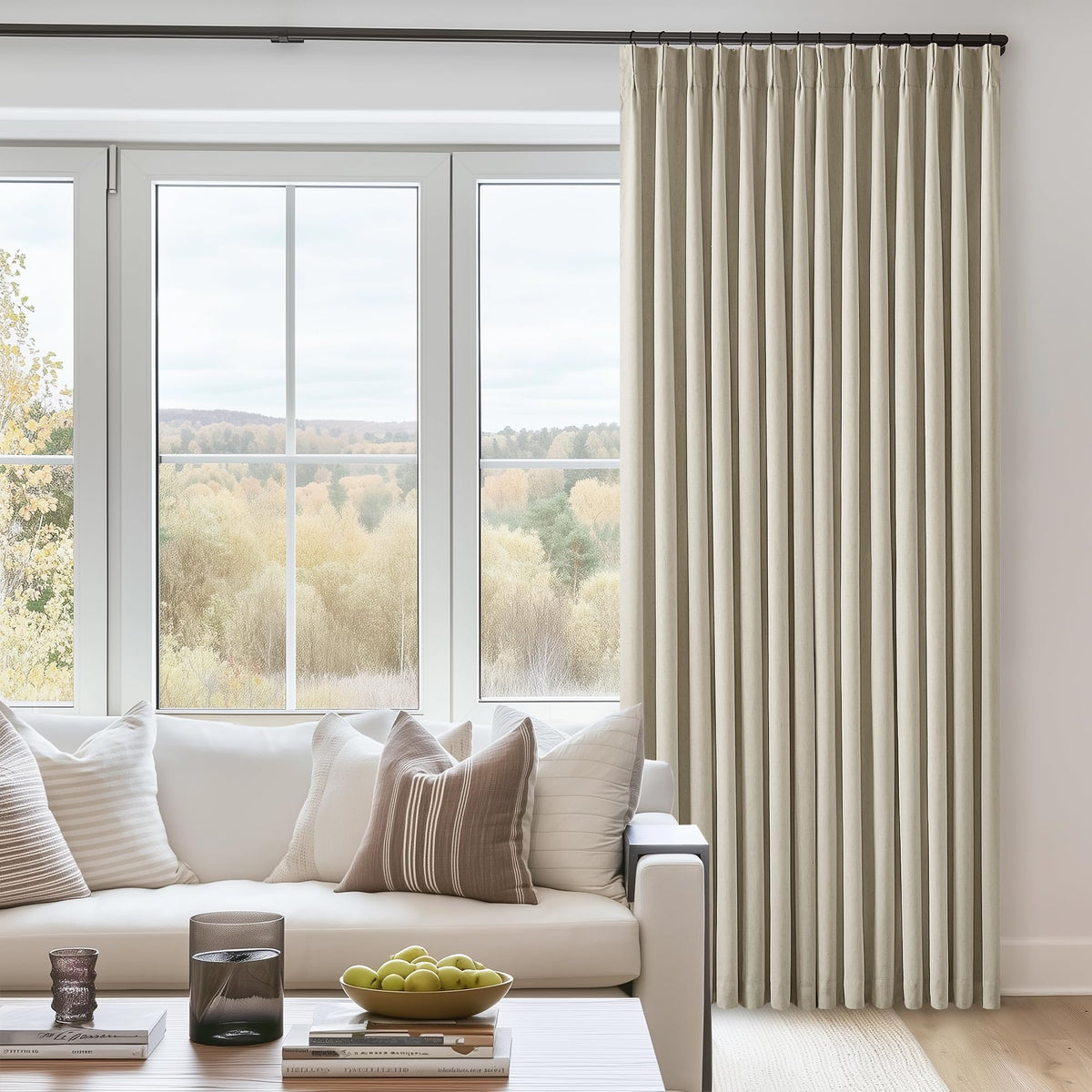 TWODRAPES thermal insulation curtains reducing light and heat