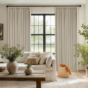 TWODRAPES versatile hanging options adapt to your window system