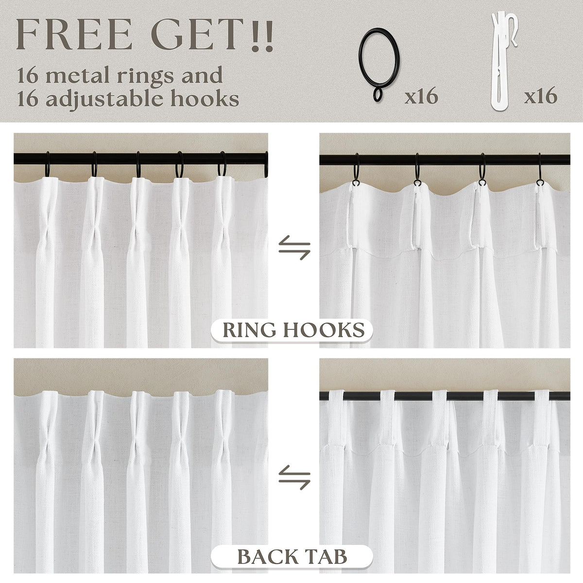 TWODRAPES Ambient light diffusion creates a calm, stylish glow in any room.