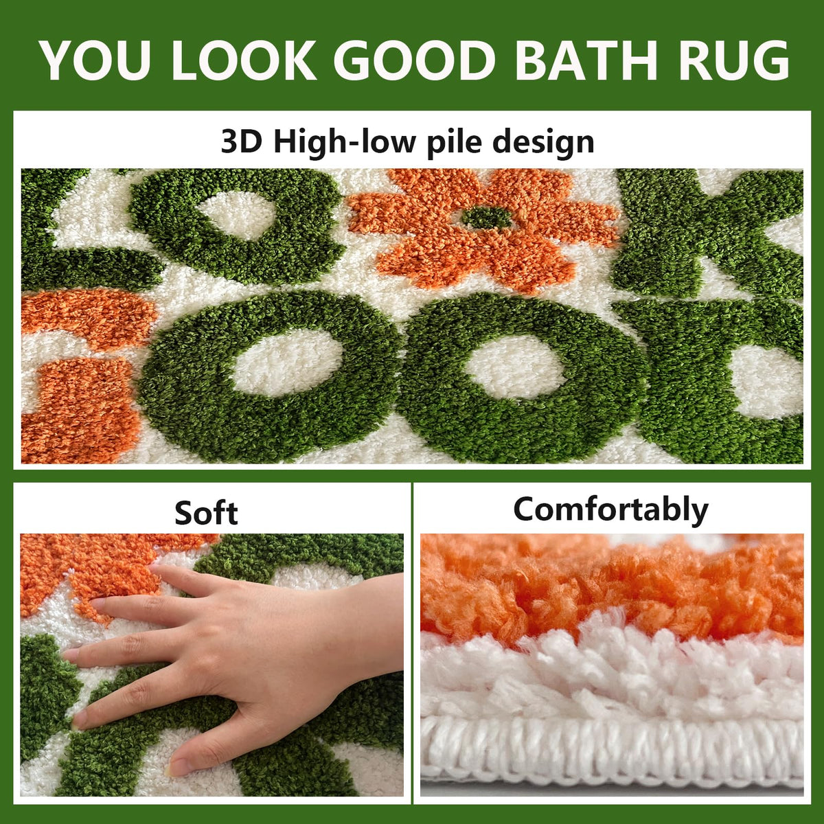 Bedroom decor featuring You Look Good rug for modern style