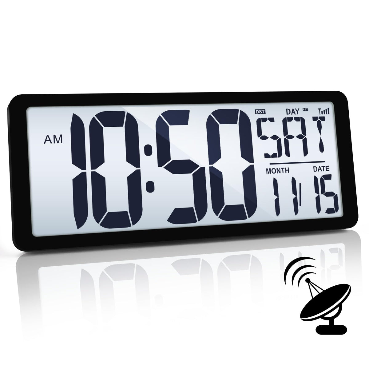 TXL Atomic Clock backlight for easy night viewing