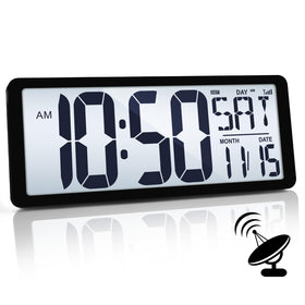 TXL Atomic Clock backlight for easy night viewing