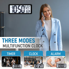 TXL battery-operated clock ships with batteries included