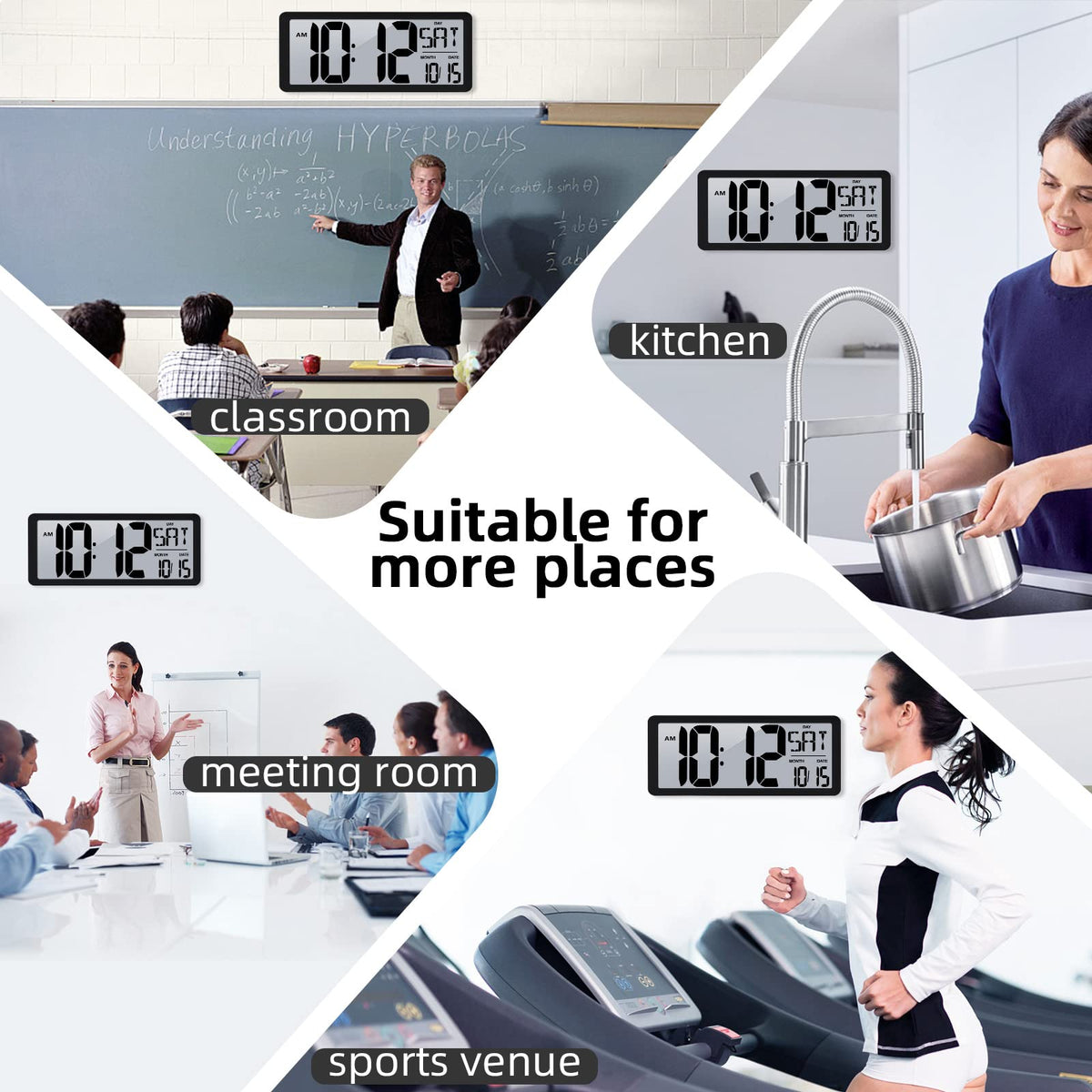 TXL fold-out backstand supports tabletop or shelf use