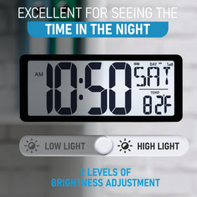 TXL temperature display shows indoor temp in °C or °F