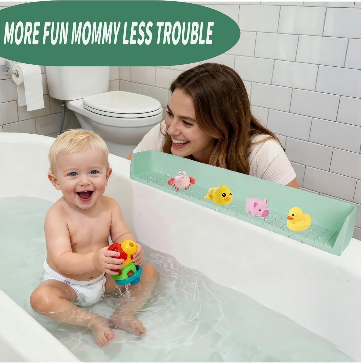 TYASDBA coverage fits most straight edge bathtubs for versatile use.