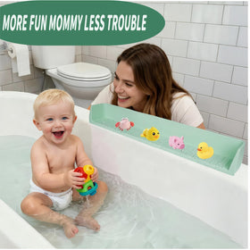 TYASDBA coverage fits most straight edge bathtubs for versatile use.
