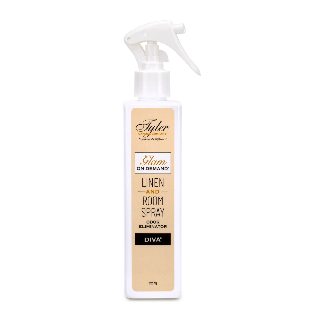 Diva Glamorous Wash by Tyler Candle Company cleans fabrics with a fresh scent.
