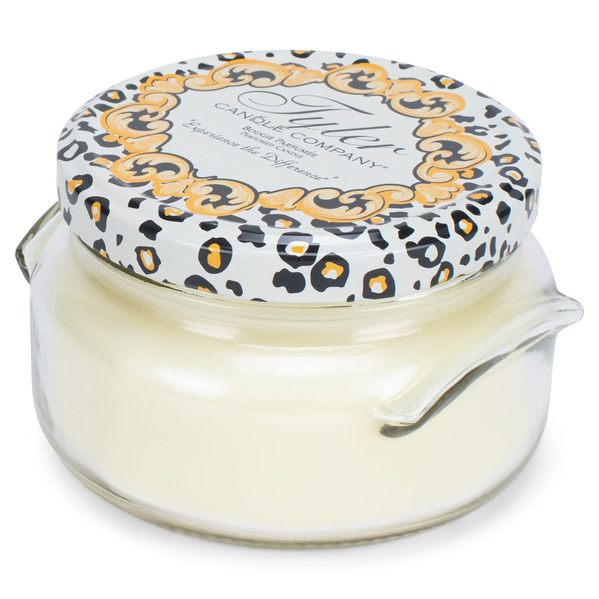 Tyler Candle Company French Market 22oz front view shows the premium jar