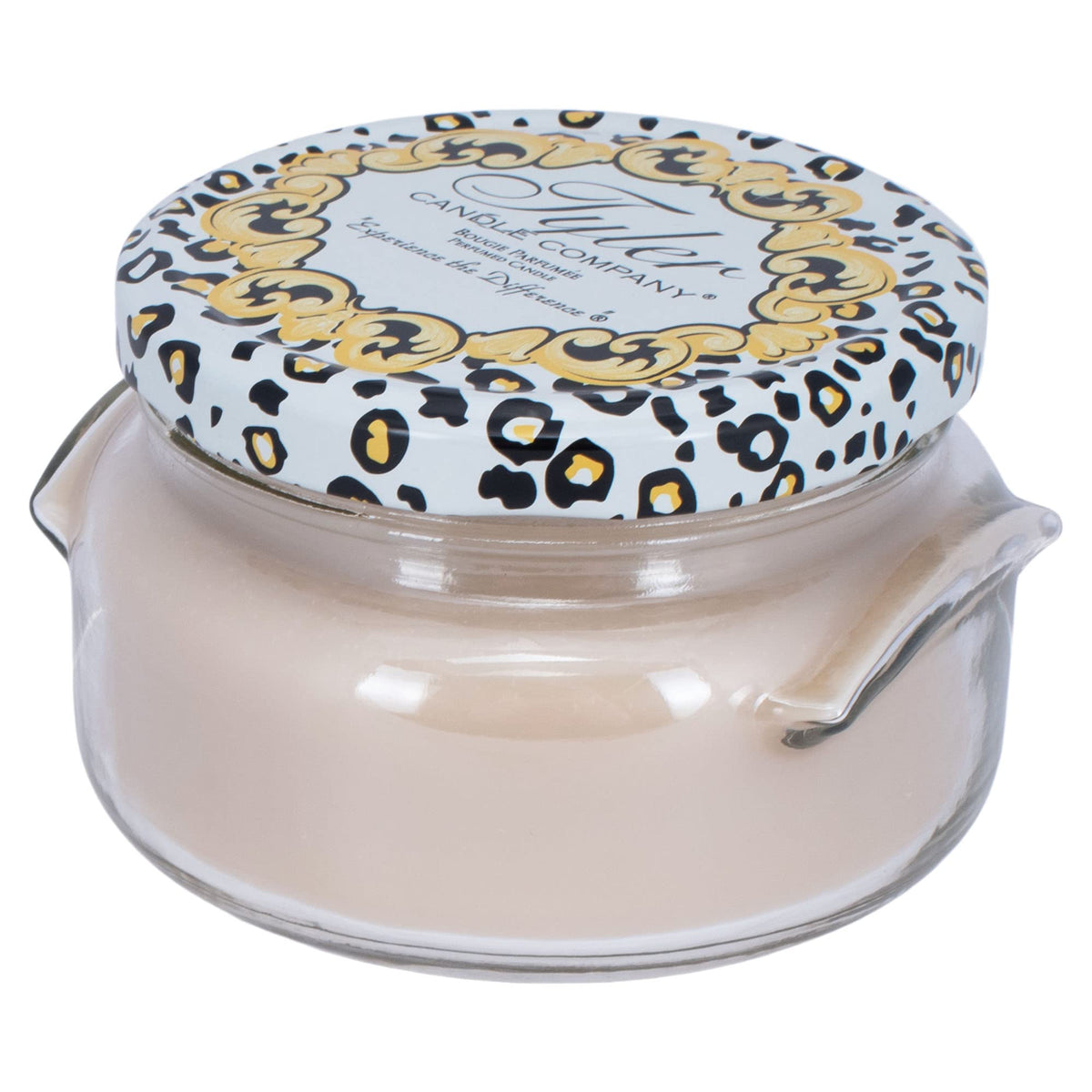 Tyler Candles Warm Sugar Cookie 2-wick jar for even burn and stronger fragrance.