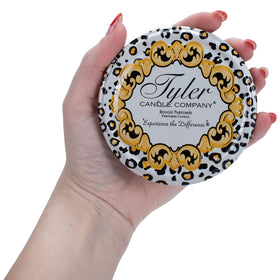 Gift-ready packaging highlights Tyler Candles Warm Sugar Cookie for gifting.