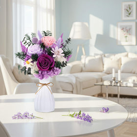 TYL&TYS gift box bouquet; elegant packaging ready for gifting.