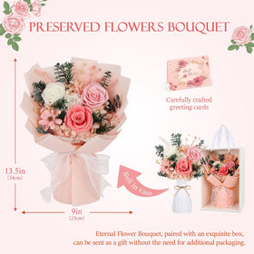TYL&TYS premium rose bouquet for memories that endure without watering