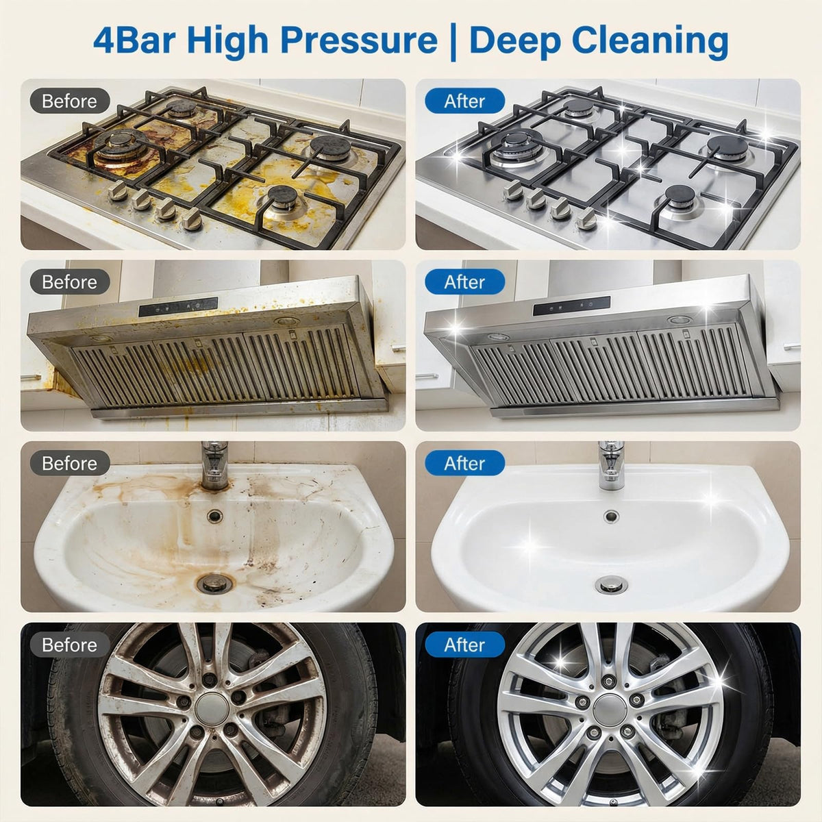 TYMAZ steam cleaner car interior cleaning for fast stain removal.