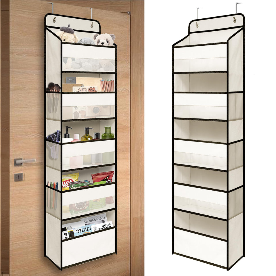 TYMENSH over door organizer front view with 5 pockets for quick access