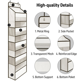 TYMENSH tool-free installation demonstrated on a standard door