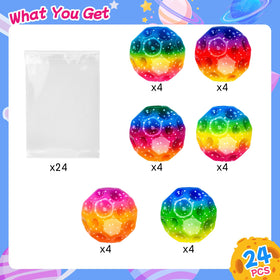 Tymokcall bouncy ball with textured surface for grip and dynamic bounces
