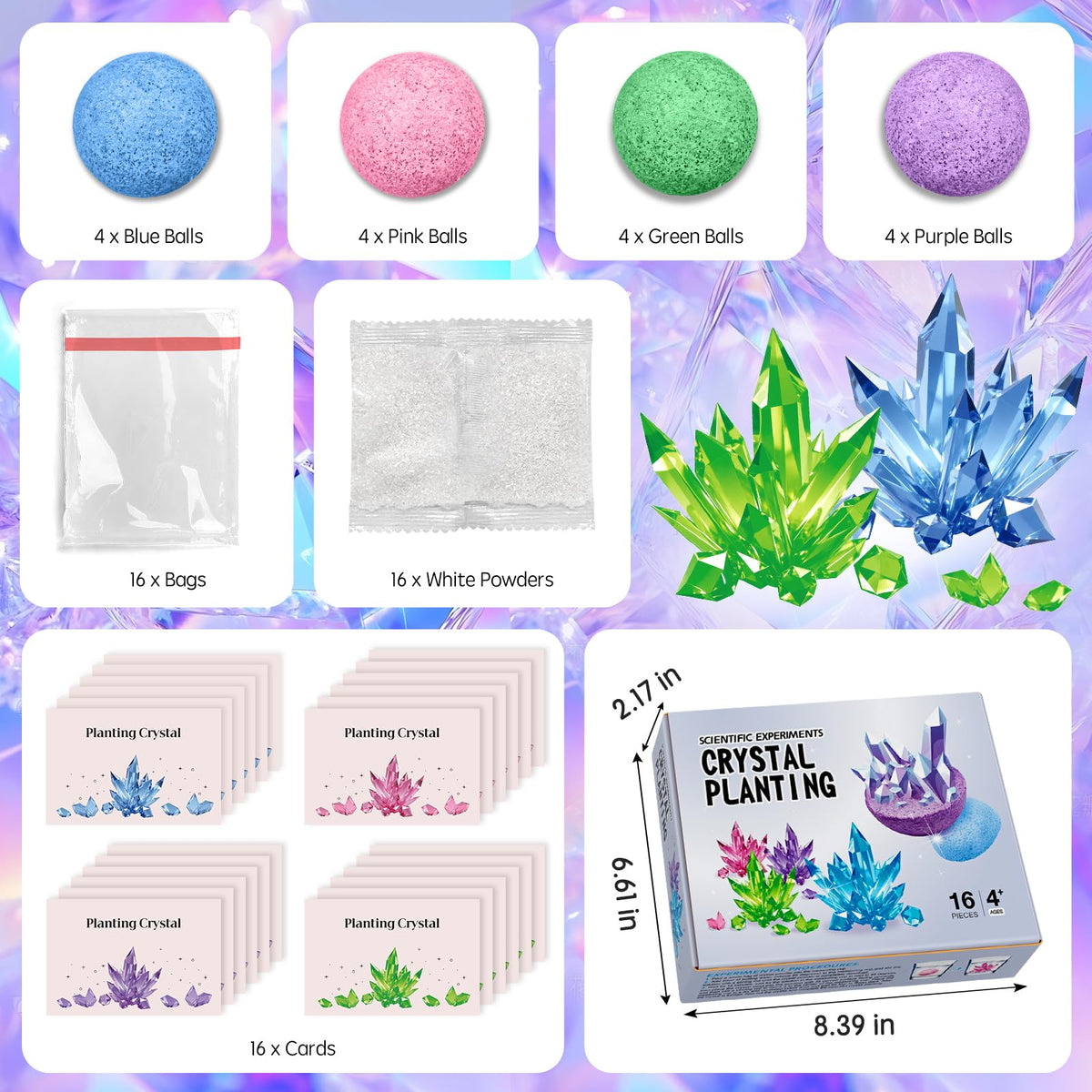Tymokcall parent-child activity crystal growing for family bonding.