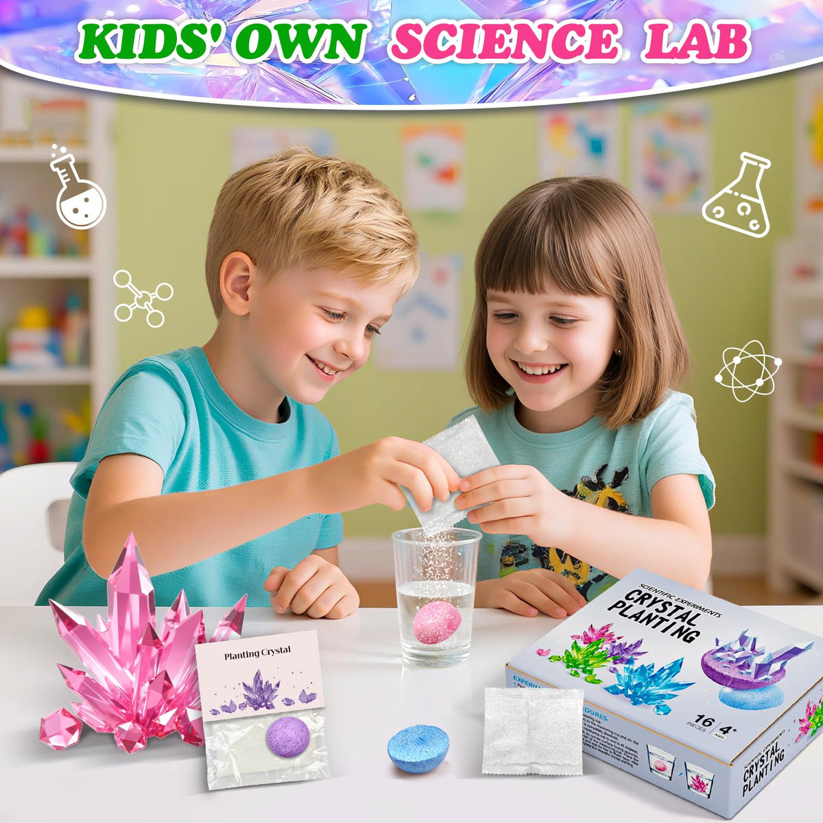 Tymokcall party favor crystal kit ideal for classroom rewards.