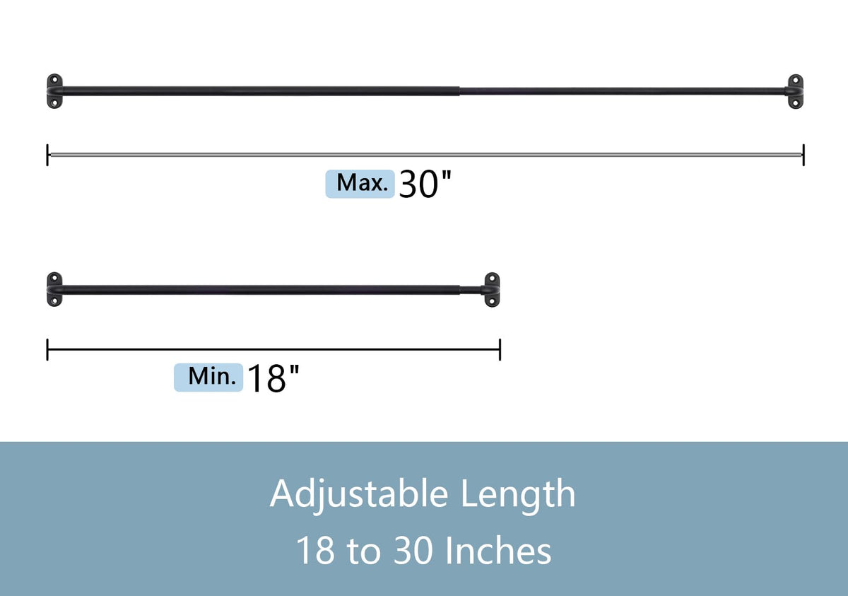 TYRON sash rod curved end design prevents snagging when drawing curtains.