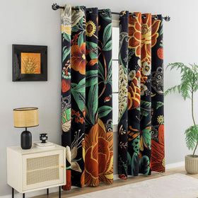 Tyrot blackout curtains 52x84 panel in living room scene for privacy and mood-darkening.