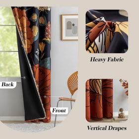 Tyrot boho-style curtains add vibrant decor and a cozy vibe to living spaces.