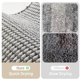 TYUU 30x20 mat size fits standard bathrooms and spaces