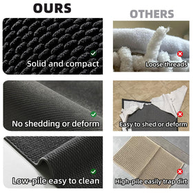 TYUU anti-slip backing helps grip smooth floors
