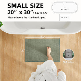 TYUU non-slip backing provides grip on slippery bathroom floors