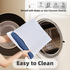 TYUU washable rug, easy machine wash for busy households.