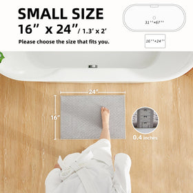 TYUU bathroom rug absorbent and quick-drying for post-shower feet
