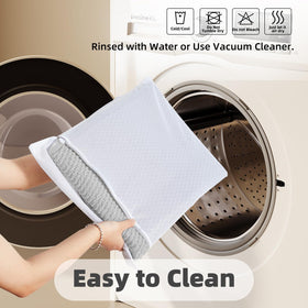 TYUU bathroom rug machine-washable for easy cleaning and care