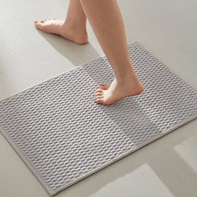 TYUU bathroom rug non-slip with secure grip on tile floors