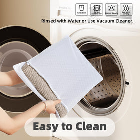 TYUU machine washable rug stays durable through frequent cleaning.