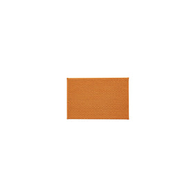TYUU weave detail in orange rug showcases durable texture