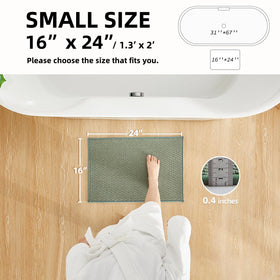 TYUU quick-dry bath rug after shower