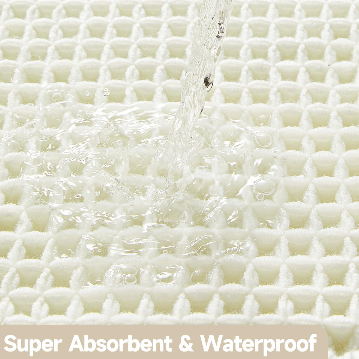 TYUU Easy-Clean Bath Rug can be hand washed for longevity.