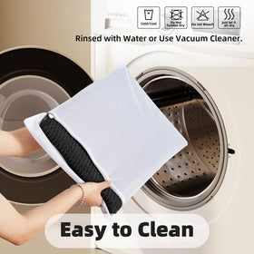 TYUU machine-washable bath rug for easy cleaning