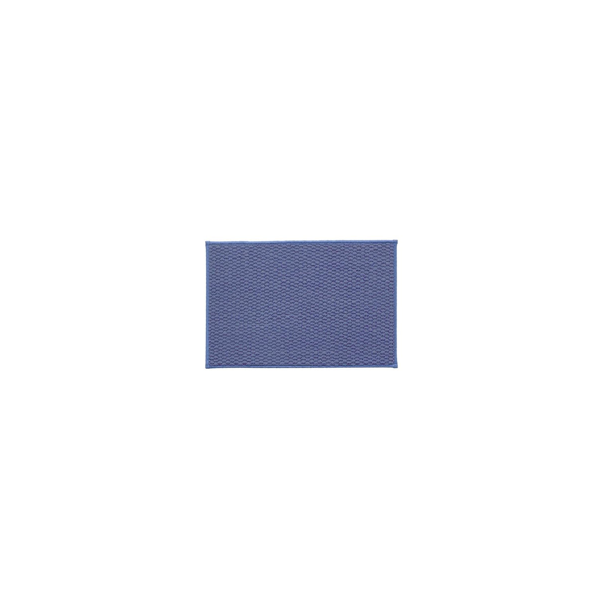 TYUU machine washable denim blue bath rug for easy care