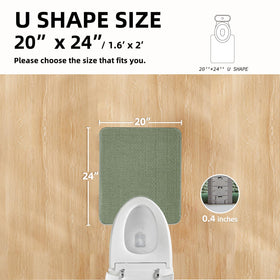 TYUU rug is absorbent and quick-drying for bathroom floors.