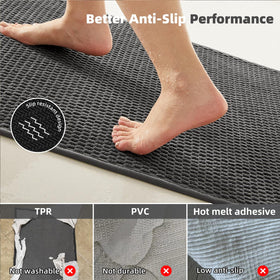 TYUU machine-washable rug for easy cleaning and durability.