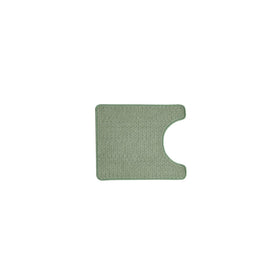 TYUU U-shape 20x24 rug anchors bathroom space.