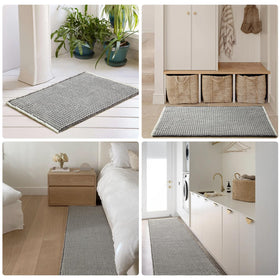 TYUU waffle bath mat fits kitchen or utility spaces