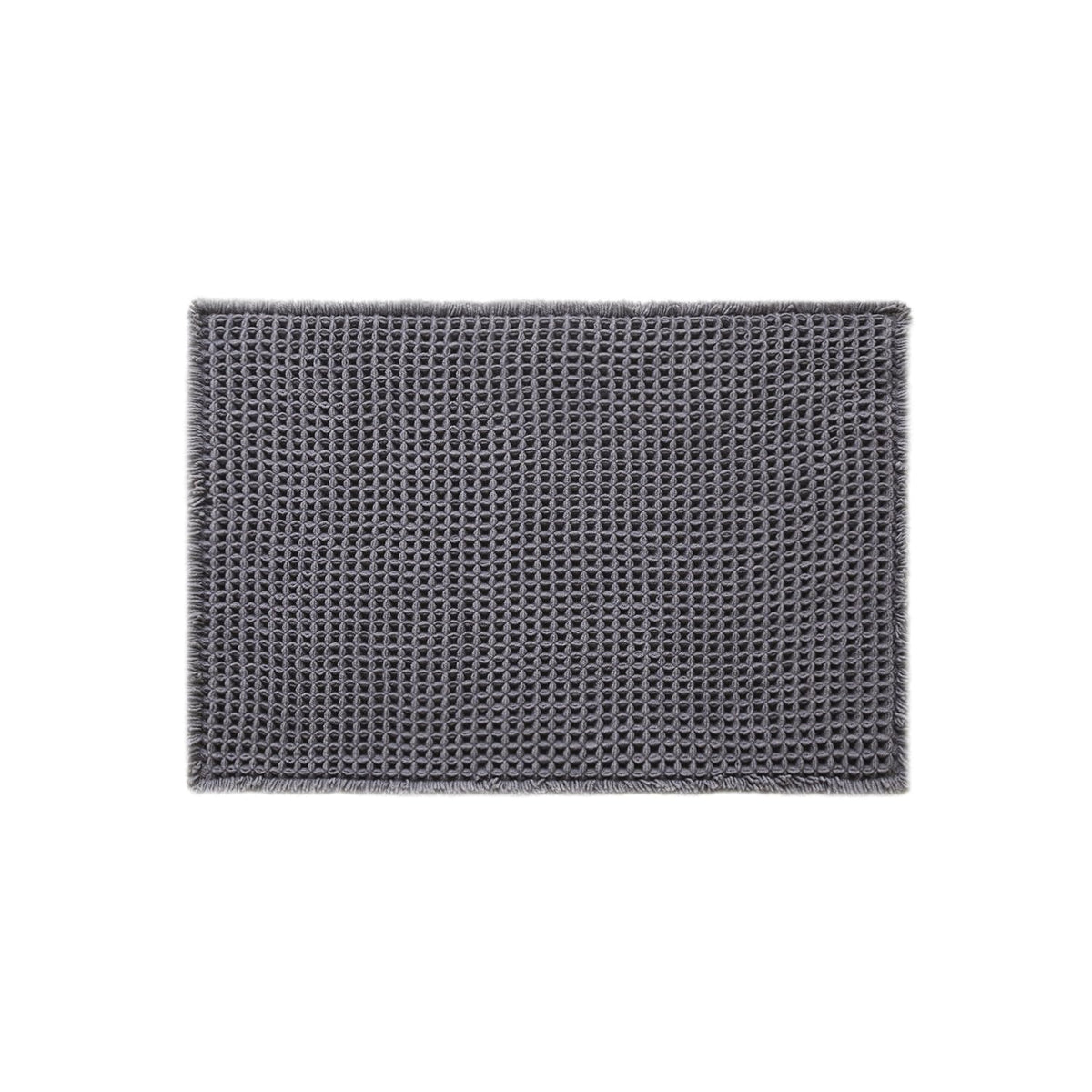TYUU waffle bath mat complements home decor in a farmhouse or boho setup