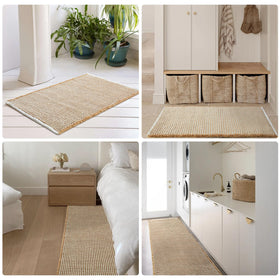 TYUU waffle bath mat versatile for bathroom, kitchen, or entry
