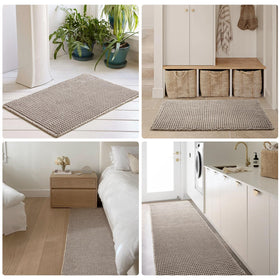 TYUU waffle bath mat is versatile for bathroom, kitchen, or entry.
